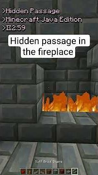 Minecraft java Edition 1.21 – Hidden Passage with Fireplace | Kailefra