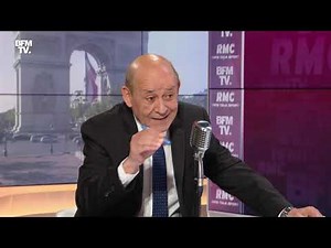 Jean-Yves Le Drian face à Jean-Jacques Bourdin en direct