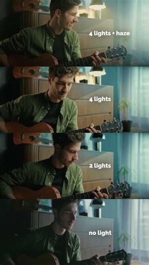 4 lights + haze setup