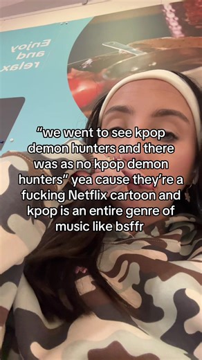 ⚠️edit: ignore the as* it’s a typo⚠️ but anyways “the kids were asking when kpop was coming on” oh lawddd BABY it’s BEEN on like every song was kpop, did you not question what exactly the term was when your kids watched a movie with the word in the title?? as if google isn’t is free Christ on a bike #kpop #kpopdemonhunters #belfast #ssebelfast