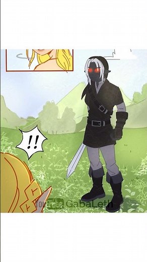 When you rescue Zelda as Dark Link