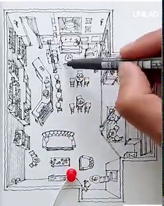10M views · 121K reactions | This artist proves that all you need is string and a pen to make incredible drawings 臨 | UNILAD | Facebook