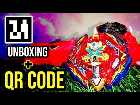 The Typhoid Beyblade! XYPHOID XCALIBUR Unboxing + QR CODE Beyblade Burst App? Beyblade Burst BU |4K