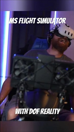 Microsoft Flight Simulator with the DOF Reality H3