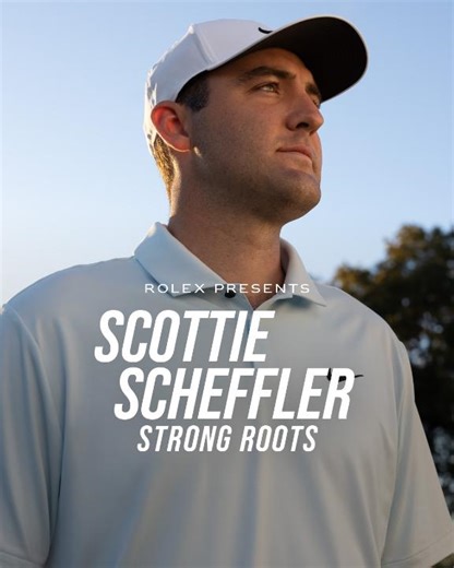 125K views · 1.3K reactions | Out now. Scottie Scheffler is a multiple major champion who has been ranked No. 1 in the world for more than 100 weeks. As part of an exclusive documentary series about the Rolex family, he explains how his “Strong Roots” have helped him climb to the top of men’s golf. Discover more on bit.ly/Scottie_Scheffler_ #Rolex #RolexFamily #Reachforthecrown | ROLEX | Facebook