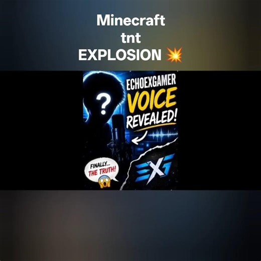omg! echoexgamer voice reveal 🤯 #minecraft #shorts