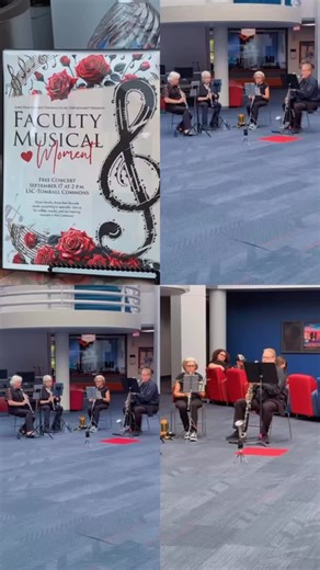 🎶☕ What a treat at LSC-Tomball today! Our talented Music faculty shared some of their favorite works, and it was so nice to relax in the Commons with great music, coffee, and cookies. 💙✨ #LoneStarCollege #LSCTomball #MusicAndCommunity #CollegeLife | Lone Star College