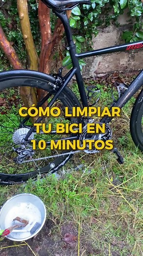Cómo limpiar tu bicicleta en 10 minutos