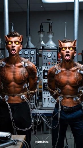 #tomholland & #shawnmendes transformed into lizard men #ai #tf #transformation #lizardtf