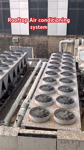 Rooftop Air conditioning system #hvac commercial buildings