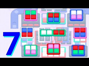🟦 Color Cube Match: Sort Puzzle 🟥 GAMEPLAY Part 7 Levels 28-30 (Android, iOS)