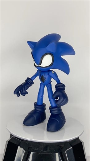 Stealth the Hedgehog Custom #sonic #customactionfigure #spiderman