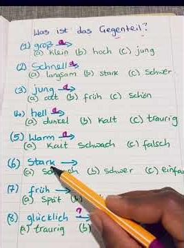 Gegenteile #gegensätze #gegenteil