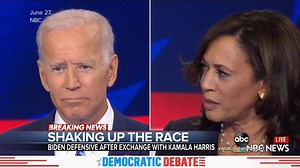 23K views · 301 reactions | SHAKING UP THE RACE: On night two of the 2020 Democratic debate, Senator Kamala Harris’ attack on early front-runner Joe Biden stole the spotlight, confronting him over civil rights issues. Mary Bruce reports. https://abcn.ws/2NmijBr | ABC World News Tonight with David Muir | Facebook