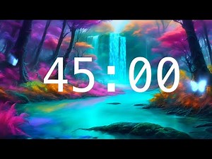 45 Minute Countdown Timer with Alarm | Fantasy Worlds| Calming Music | Classroom Timers