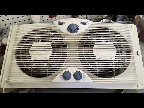 Scrapping an old double window fan | Uncle Joe Scrapping