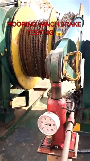 Winch Brake Fix:No More Slipping #ytshorts #shorts #safetyfirst #marinelife #shiplife #braketest