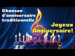 Joyeux Anniversaire 🎂 | Chanson d'anniversaire traditionnelle