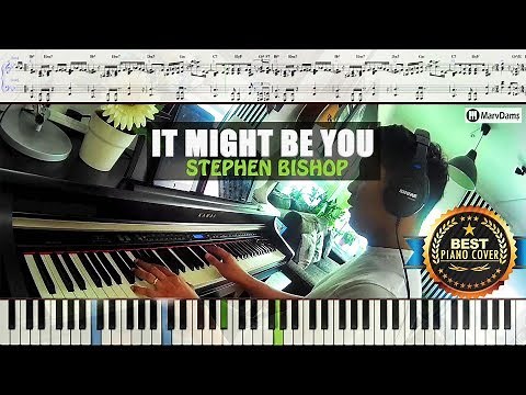 ♪ It Might Be You - Stephen Bishop / Piano Cover Instrumental Tutorial Guide
