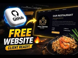 Build a Modern Food Website using HTML, CSS & JavaScript | Beginner Tutorial