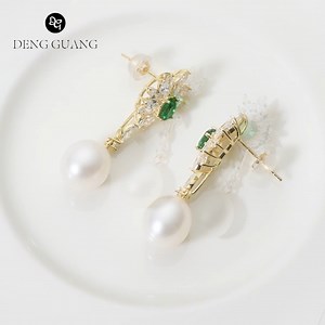 Watch Pearl Dangle Drop Wedding Earrings for Women on Amazon Live