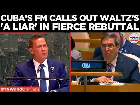 'YOU ARE A LIAR!', Cuba’s FM Explodes At U.S. Envoy Mike Waltz, Accuses Him Of 'Act Of War'!