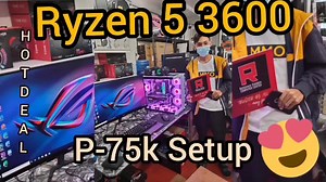 Ryzen 5 3600 Desktop Set for Video Editing 👍💯 Thankyou po Sir 😊❤ FULL SPECS Ryzen 5 3600 Asrock B450 Steel Legend Tforce 2x8 16GB 3200mhz 128GB M.2 SSD 1TB HDD MSI RX5500xt 8GB Cooler Master 750w 80 White InPlay Robin Casing White HKC 27inch Curved Monitor 75hz Fantech Maxcore Mechanical Keyboard Fantech Crypto Mouse Fantech Visage Headset Fantech Firefly Mousepad InPlay Speaker InPlay 10pcs Fan | RedQuinix Pisobox Lucena Computer Center