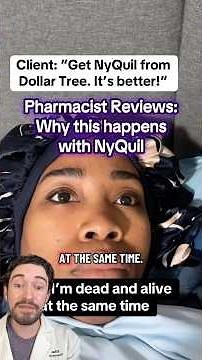 ⚠️ BE CAREFUL WITH DOLLAR TREE NYQUIL! Pharmacist Reviews what can happen #coldandflu #flu