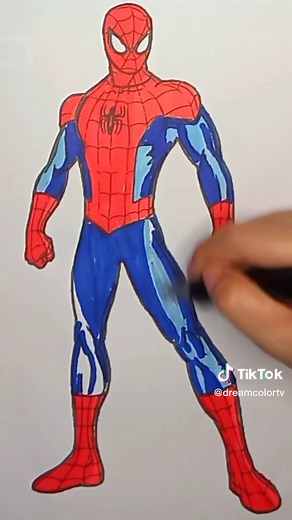 Coloring Spiderman: Fun Art for Kids