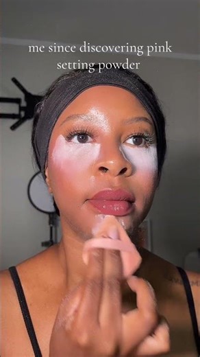 pink setting powder 🧐