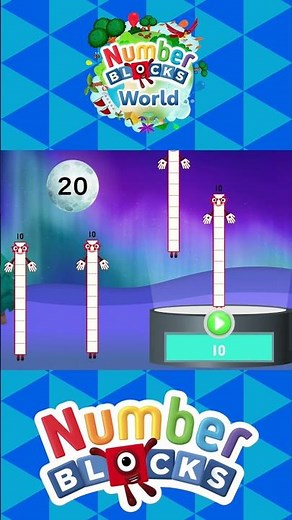🚀 Kids Can’t Stop Watching! Numberblocks World Math Fun 🔥 #shorts