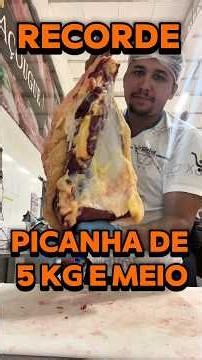 This picanha weighed 5.5 kg!! The weight of the picanha #meat #barbecue #picanha #butcher #history