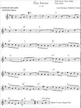 Asa branca (3) - Partitura