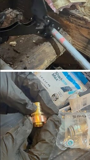 How to Crimp PEX to Polybutylene Adapter | Quick Demo 🔧 #PEXCrimping #Polybutylene #PEXPipe