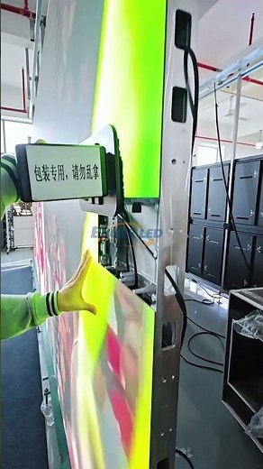 HD LED display is very easy to install #ledvideowall #eagerled#leddisplay