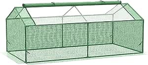 Amazon.com : Outsunny 71" x 36" x 28" Mini Greenhouse Portable Hot House for Plants with Large Zipper Windows for Outdoor, Indoor, Garden, Green : Patio, Lawn & Garden
