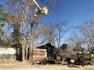 Banning Fire Sends Smoke Through Pass Area