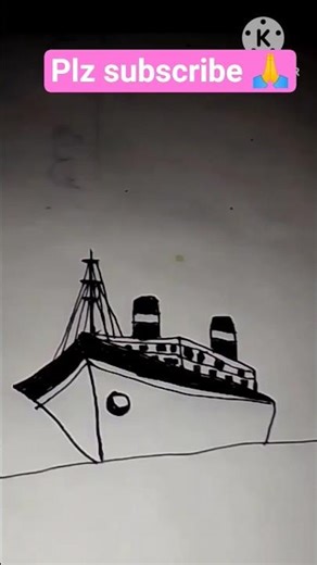 Ship drawing easy, // how to draw a ship 🚢 #drawing #easydrawing #youtubeshorts #drawing4kids