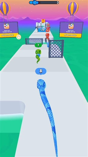 Snake run level 16 #games #shorts
