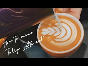 BARISTAJOY ☕️ How to make Tulip Latte Art
