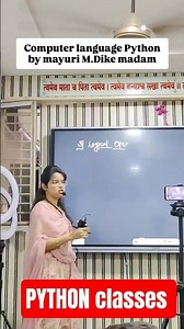 Computer language Python by mayuri M.Dike madam