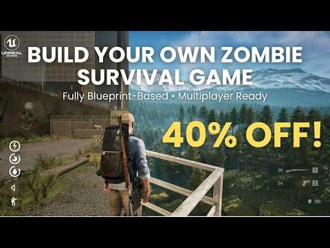 Zombie Shooter Kit v2 | UNREAL ENGINE 5 Blueprints Starter Kit | SUMMER SALE