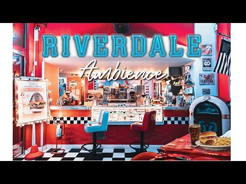 Riverdale Inspired Diner Ambience 1950s Rockabilly Music - Busy Kitchen, counter Bell and Soda Fizz