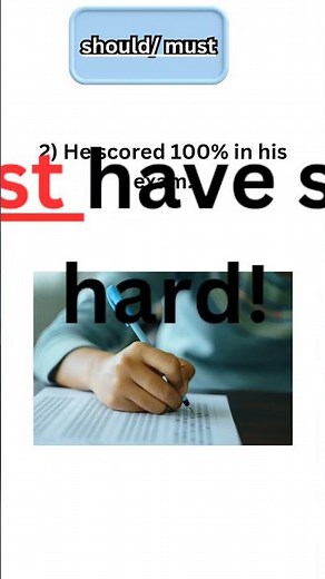 must & should #grammar #learnenglish