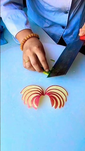 Incredible Fruit Cutting Art with Apple | Fruit cutting design tutorial #fruitdecoration #fruit