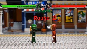 Lego Simpsons Huge Donut Arcade Game