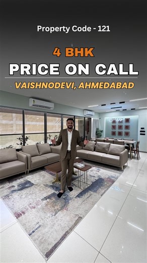 Property code : 121 🌟 Welcome to Majestic Property Group! Presenting our stunning 4BHK at vaishnodewi circle Ahmedabad 📜 Here’s what makes this property shine: Area: 4BHK: 372-392 SY SBU Floor : 14 Tower : 8 Unit : 260 Possession : December 2026 Car parking : 2 Sample apartment size : 392 SY SBU (Price may vary from time to time) Post on 8/2/2026 📏 4BHK Size breakdown : foyer : 6.8 x 8.10 Living dining room : 27.6 x 15.11 A Balcony : 27.1 x 5.1 Kitchen : 11.4 x 12.3 Wash area : 5.6 x 8.3 Stor