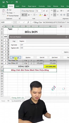 Chuyển Đổi Số Tiền Bằng Chữ: Hàm Hỗ Trợ Excel