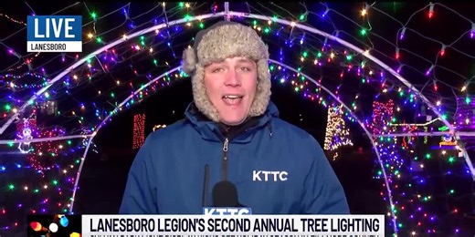 Lanesboro kicks off holiday season with second annual Legion Lights ceremony