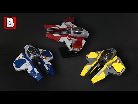 Incredibly Swooshable Custom LEGO Jedi Interceptors!!
